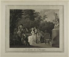La Partie de Musique, n.d. Creator: Vincent Marie Langlois