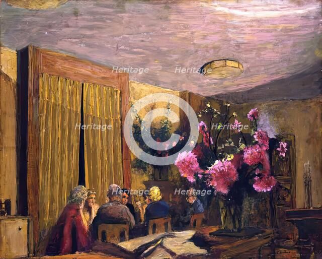 La Partie de Cartes, c1928. Creator: Edouard Vuillard.