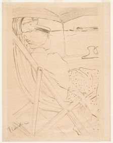 La Passagère du 54, 1896. Creator: Henri de Toulouse-Lautrec (French, 1864-1901)