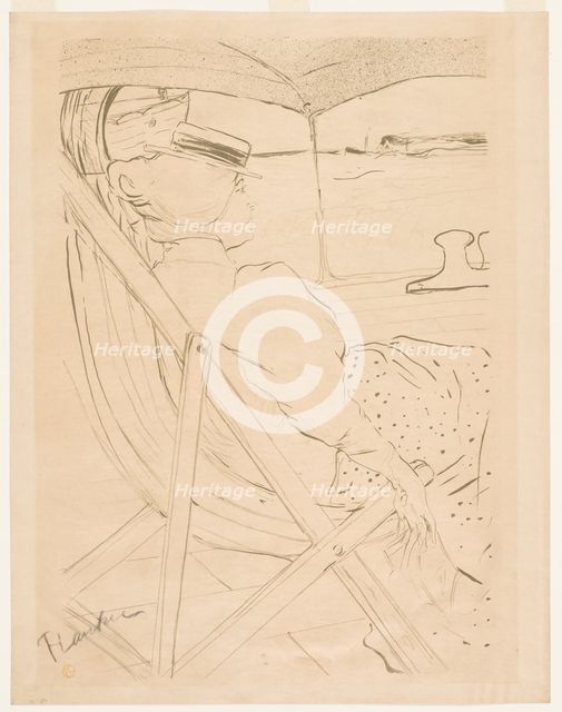 La Passagère du 54, 1896. Creator: Henri de Toulouse-Lautrec (French, 1864-1901).
