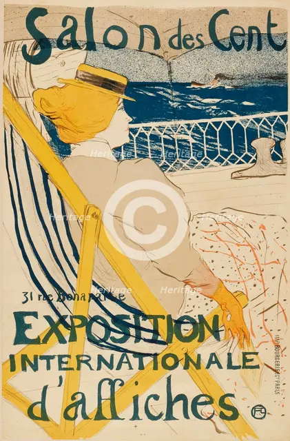 La Passagère du 54 (Salon des Cent), between 1895 and 1896. Creator: Henri de Toulouse-Lautrec.