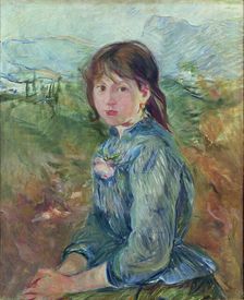La Petite Niçoise (The Small Girl from Nice) , 1889. Creator: Morisot, Berthe (1841-1895)