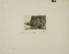 La Petite Baigneuse - The Little Bather, 1889. Creator: Anders Leonard Zorn