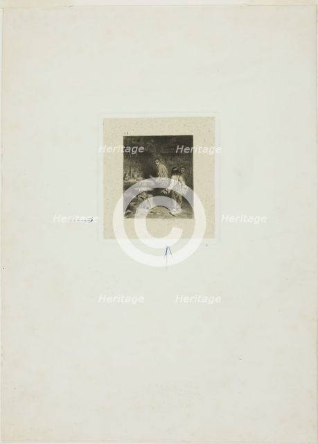 La petite forge, n.d. Creator: Charles Emile Jacque.