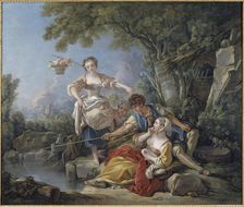 La Pêche à la ligne, 1767. Creator: Boucher, François (1703-1770)