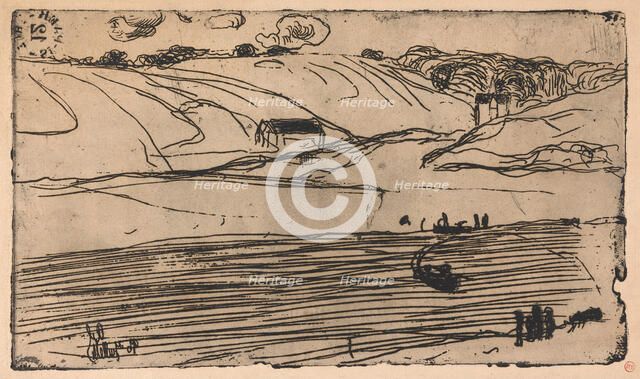 La Pèche (Fishing), 1893. Creator: Armand Seguin.