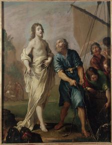 La Pêche miraculeuse ou la Vocation de saint Pierre. "Petit may" de Notre-Dame. 1624, c1624. Creator: Claude Vignon