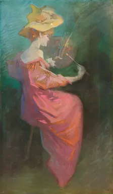 La Peinture c1893. Artist: Jules Cheret