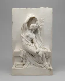 La Pensée, 1877/1891. Creator: Henri-Michel-Antoine Chapu
