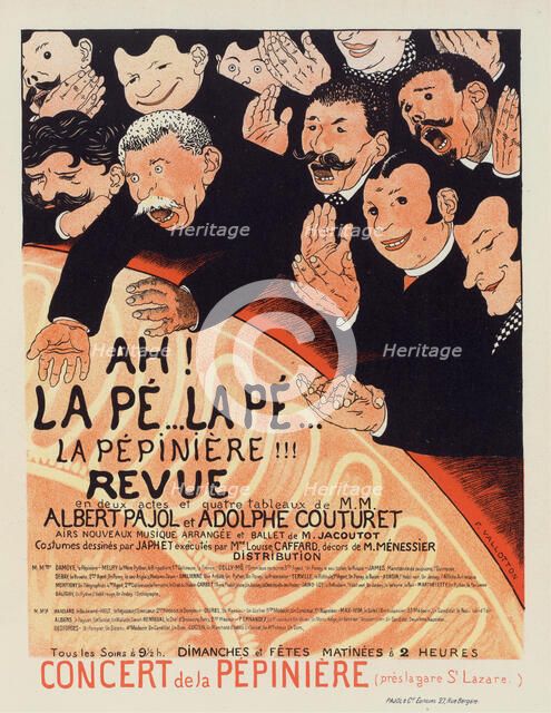 La Pepiniere Revue, ca 1896-1899. Creator: Vallotton, Felix Edouard (1865-1925).