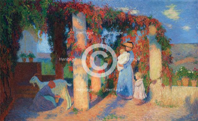 La pergola à Marquayrol, c1900-1910. Creator: Martin, Henri (1860-1943).