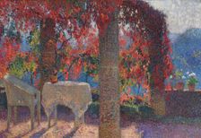 La Pergola de la cuisine à Marquayrol, un matin d'automne, c1920. Creator: Martin, Henri (1860-1943)