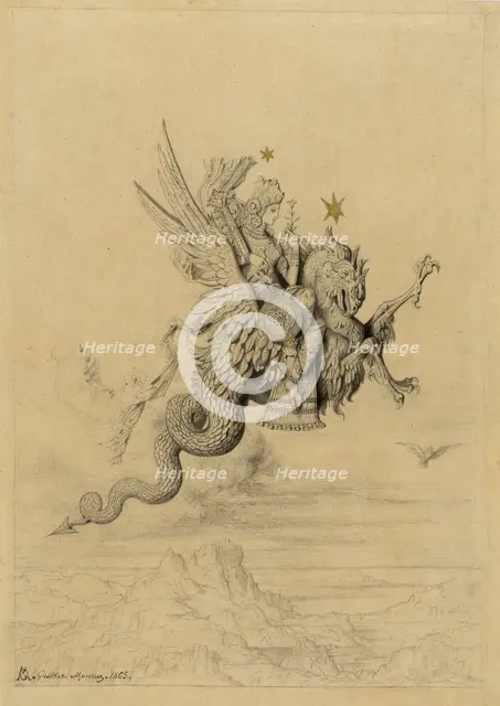La Peri (Mythological Subject), 1865. Creator: Gustave Moreau.