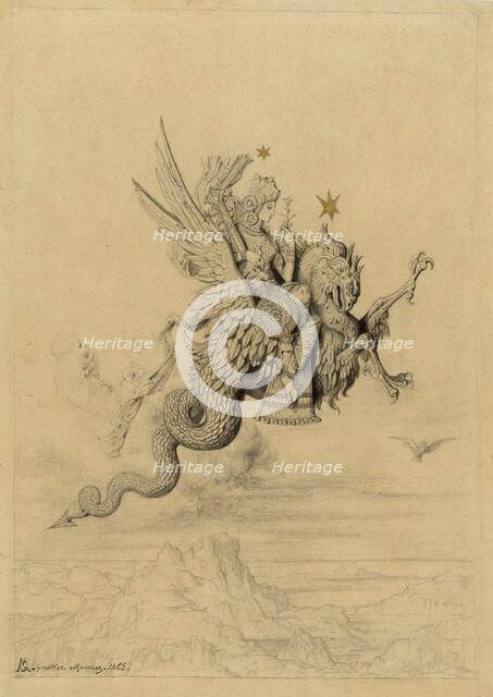 La Peri (Mythological Subject), 1865. Creator: Gustave Moreau.