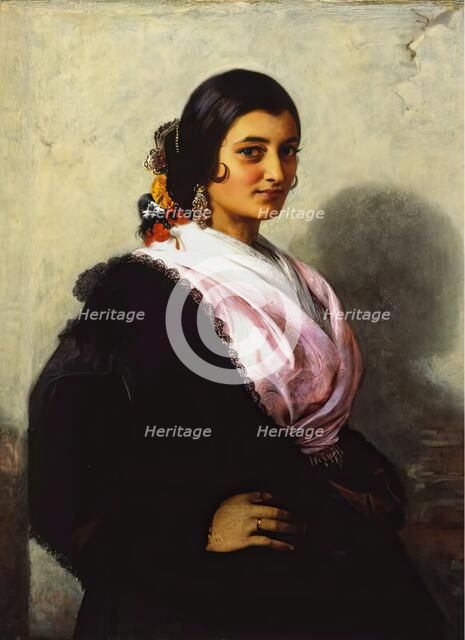 La Perla de Triana, 1852. Creator: John Phillip.