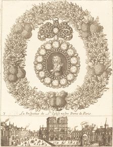 La perspective de l'englise Nostre Dame de Paris, probably 1665. Creator: François Le Febvre
