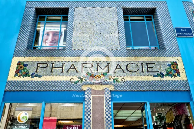 La pharmacie du Point-Central, Nancy, (1922), c2014-2017. Artist: Alan John Ainsworth.
