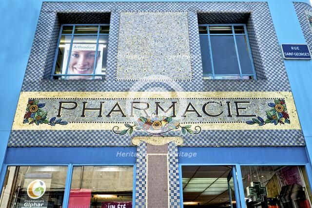 La pharmacie du Point-Central, Nancy, (1922), c2014-2017. Artist: Alan John Ainsworth.