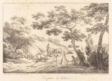 La piece en batterie, 1817. Creator: Emile Jean-Horace Vernet