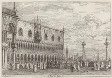 La Piera del Bando. V., c. 1735/1746. Creator: Canaletto