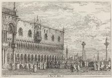 La Piera del Bando. V., c. 1735/1746. Creator: Canaletto