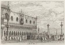 La Piera del Bando. V. [lower right], c. 1735/1746. Creator: Canaletto
