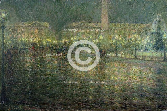La Place de la Concorde, 1909. Creator: Le Sidaner, Henri (1862-1939).