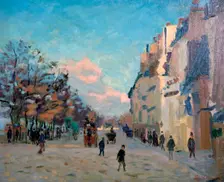 La Place Valhubert, Paris c1860-1927. Artist: Armand Guillaumin