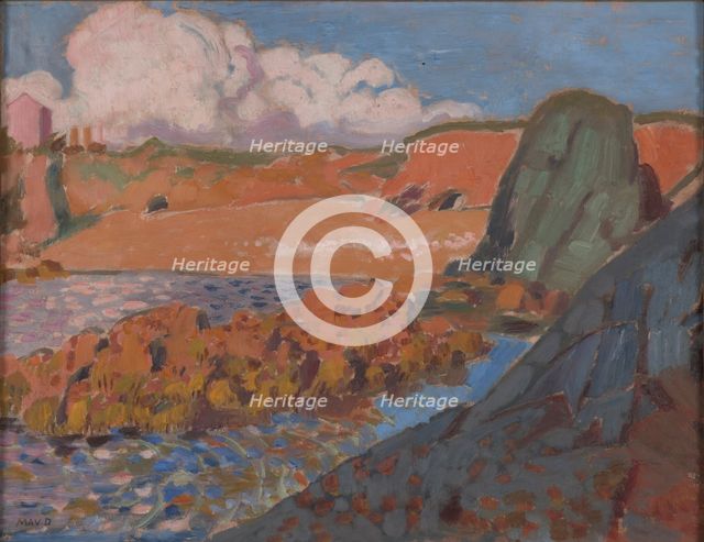 La plage rouge , 1901. Creator: Denis, Maurice (1870-1943).