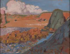 La plage rouge , 1901. Creator: Denis, Maurice (1870-1943)