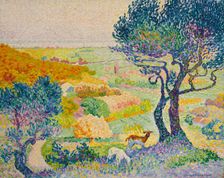 La Plaine de Bormes, 1907. Creator: Cross, Henri Edmond (1856-1910)