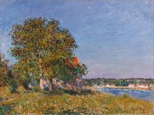 La Plaine de Thomery et le village de Champagne, c1882. Creator: Sisley, Alfred (1839-1899)