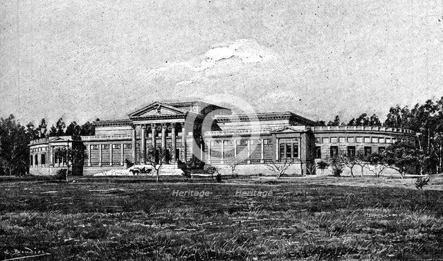 La Plata Museum, La Plata, Buenos Aires, Argentina, 1895. Artist: Unknown