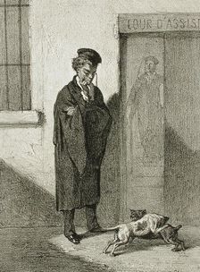 La Premiere cause, 1857. Creator: Félicien Rops