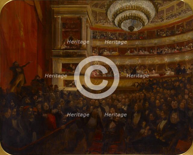 La première d'Hernani. Avant la bataille, 1903. Creator: Paul Albert Besnard.