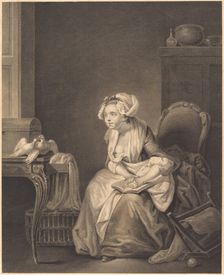La premiere lecon d'amour. The First Love Lesson. Creator: Nicolas-Joseph Voyez
