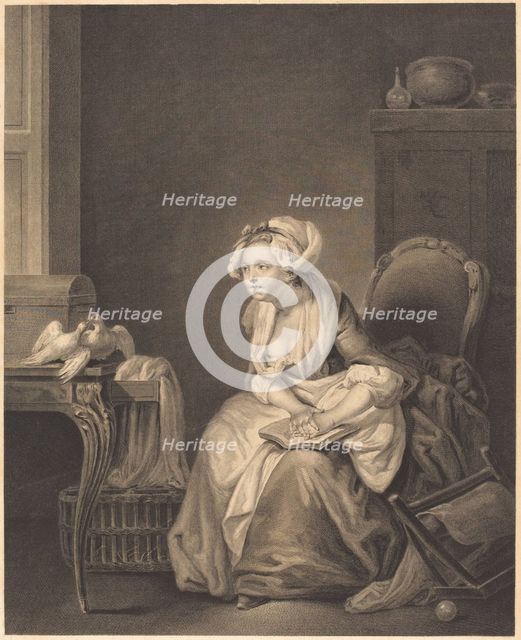 La premiere lecon d'amour. The First Love Lesson. Creator: Nicolas-Joseph Voyez.