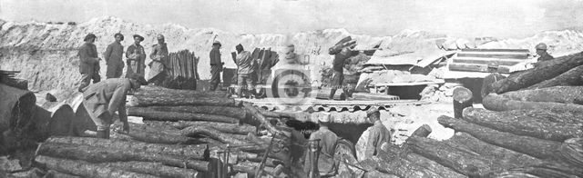'La preparation de l'offensive de Champagne; l'offensive de Champagne...1915 (1924) Creator: Unknown.