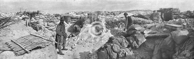 'La preparation de l'offensive de Champagne; l'offensive de Champagne..., 1915 (1924). Creator: Unknown.