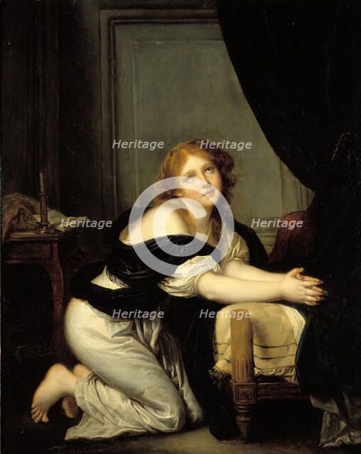 La Prière du matin. Creator: Jean-Baptiste Greuze.