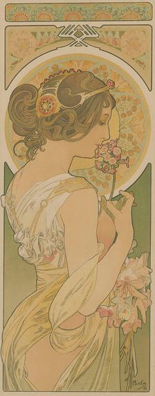 La primevère, 1899. Creator: Mucha, Alfons Marie (1860-1939)