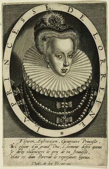 La Princesse de Lorreine, 1570/1600. Creator: Thomas de Leu