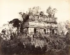 La Prison, à Chichen-Itza, 1857-89. Creator: Désiré Charnay