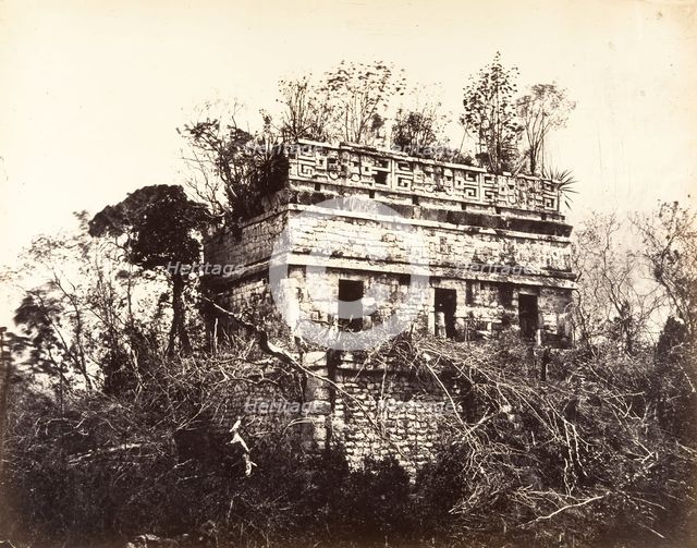 La Prison, à Chichen-Itza, 1857-89. Creator: Désiré Charnay.