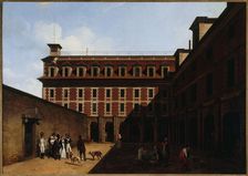 La prison des Madelonnettes, rue des Fontaines, c1810. Creator: Louis Leopold Boilly
