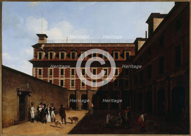 La prison des Madelonnettes, rue des Fontaines, c1810. Creator: Louis Leopold Boilly.