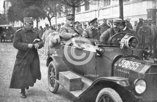'La prise de Monastir ; Le general francais Le Blois et la general russe Didericks arrivant a Monast Creator: Unknown.