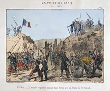 La Prise de Paris 22 May 1871. Artist: Anon