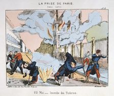 La Prise de Paris 23 May 1871. Artist: Anon