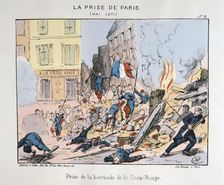 La Prise de Paris May 1871. Artist: Anon